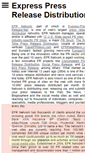 Mobile Screenshot of express-press-release.net